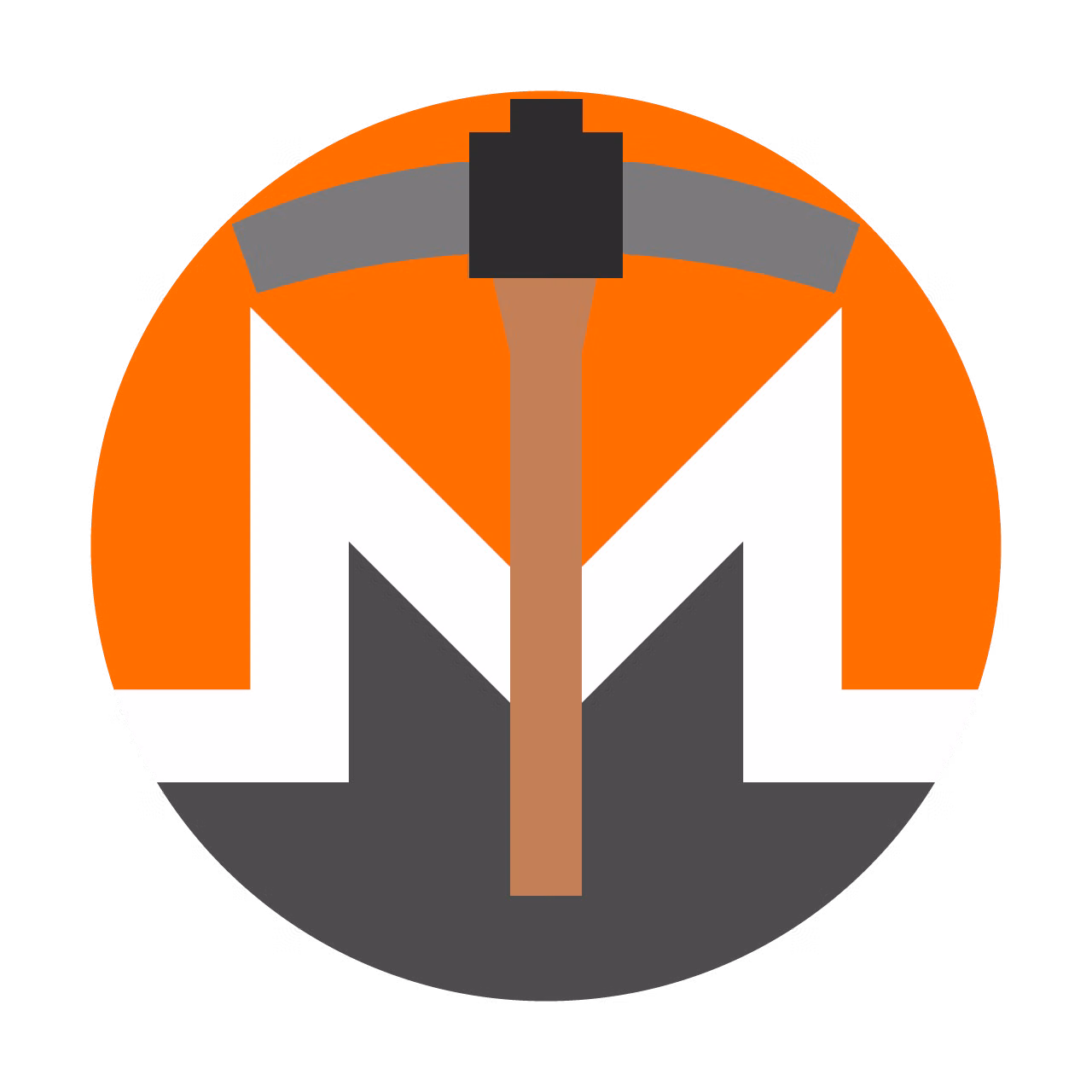 Monero mining illustration